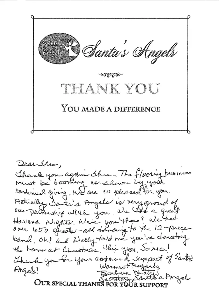 Bay To Bay Thank You Letters 4